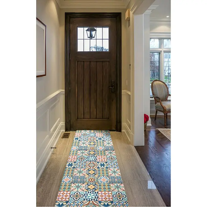 Alfombra de vinilo - Mosaico, 120 x 65 cm - Foto ambiente