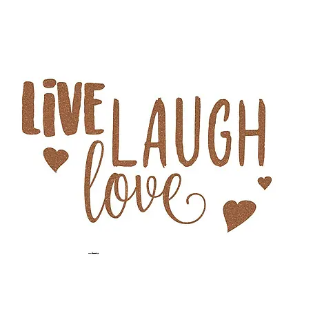 Komar  Dekosticker Live Laugh Love