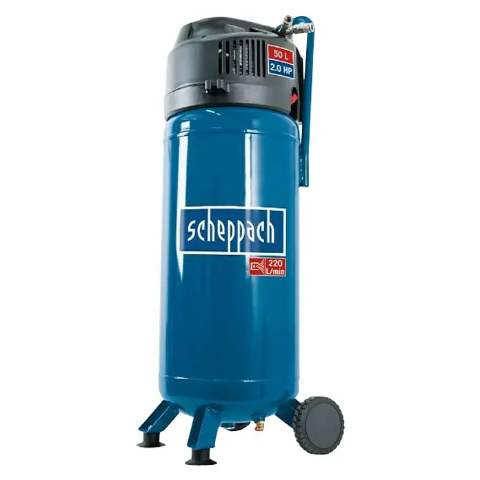 Scheppach Kompressor VC52PRO-SE - 10 bar, 1,5 kW, Kesselinhalt: 50 l - Vorderansicht
