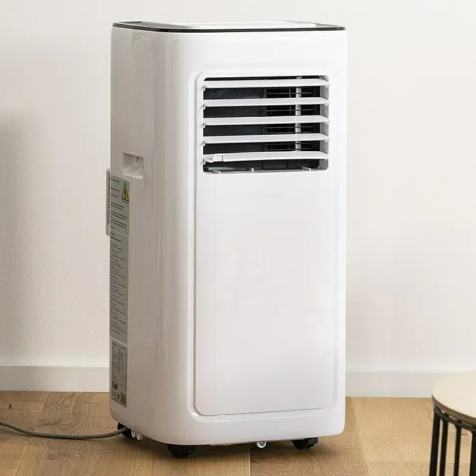 Proklima Mobiles Klimagerät - Max. Kühlleistung je Gerät in BTU/h: 7.000 BTU/h, Passend für: Räume bis 15 m² - Bildausschnitt