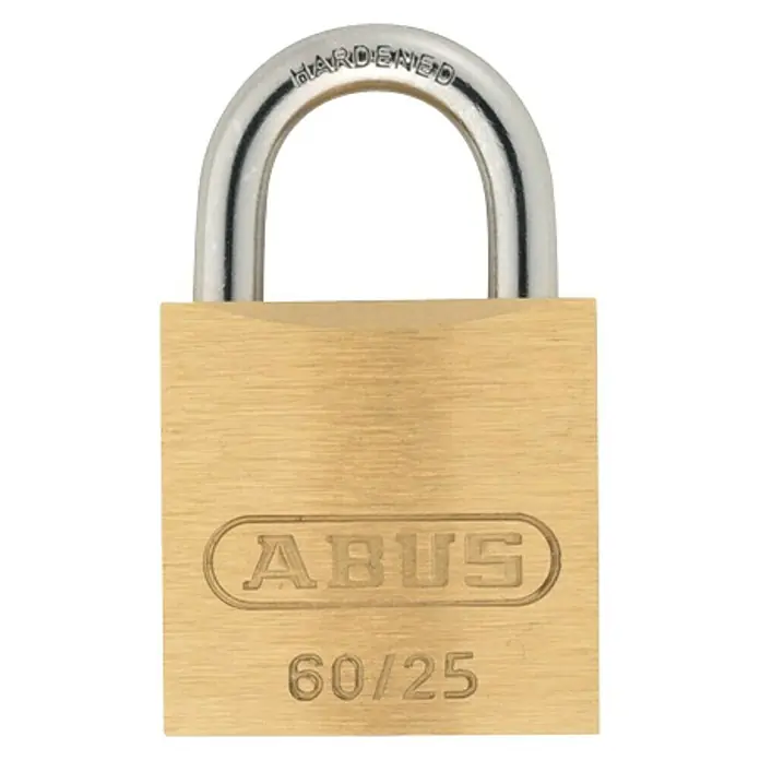 Abus Titalium hangslot 60/25 C - b x h: 25 x 52,5 mm, 1 stk., Messing