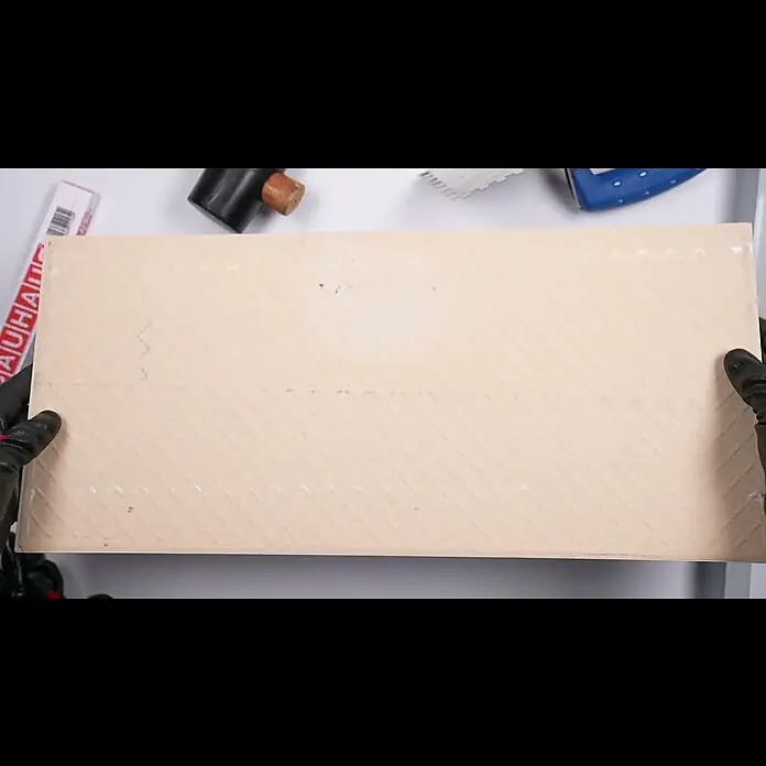 Decocer by Cinca Wandfliese Glow - 25 x 55 cm, Weiß, Glänzend