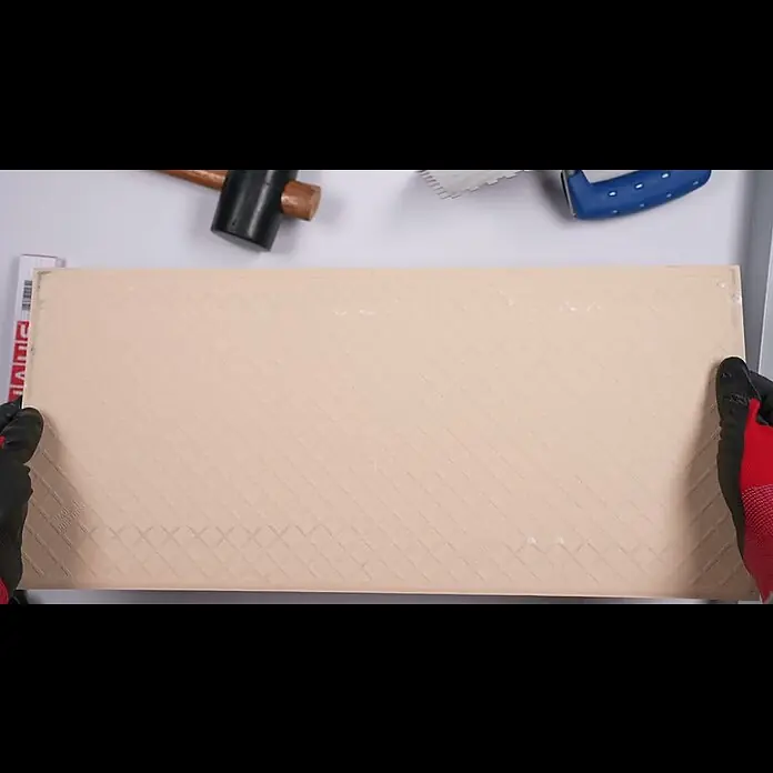 Decocer by Cinca Wandfliese Glow - 25 x 55 cm, Champagner, Glänzend