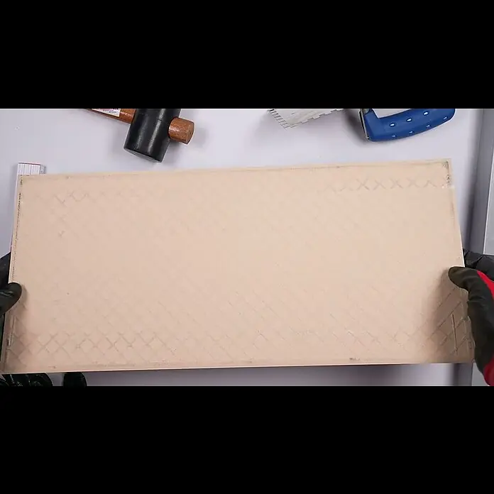 Decocer by Cinca Wandfliese Glow - 25 x 55 cm, Blau, Glänzend