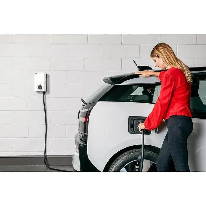 ABB E-Auto Ladestation Terra AC W11-G5-R-C-0 Wallbox - 11 kW, 16 A, IP54 - Anwendungsbeispiel