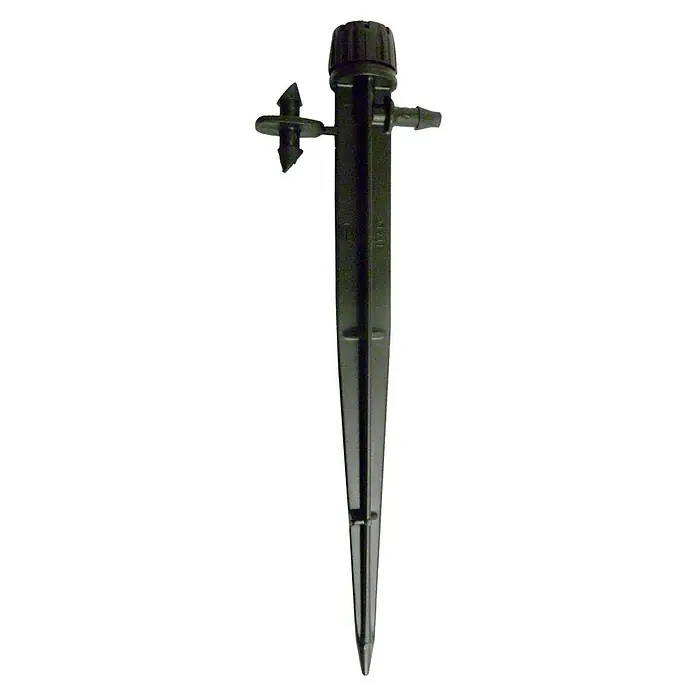 Gotero lineal regulable con estaca - Diámetro: 4 mm, 5 ud. - Vista de perfil izquierdo