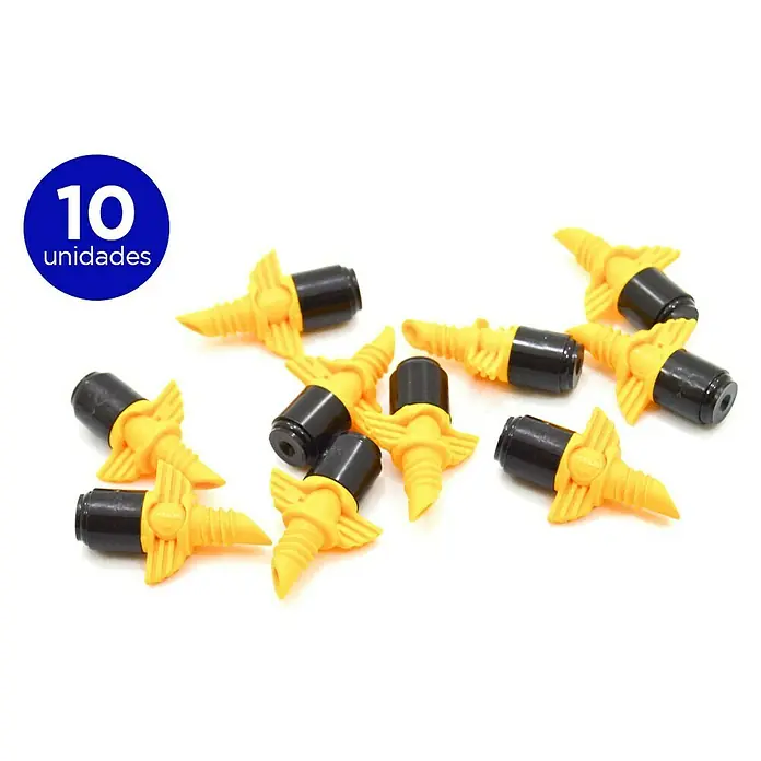 Tobera pulverizadora - Diámetro: 4 mm, 10 ud., Plástico - Información del producto