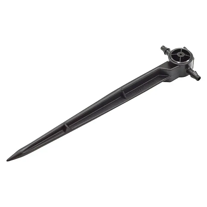 Gotero lineal autocompensado con estaca intermedio - 5 ud., 4 l/h - Vista angular