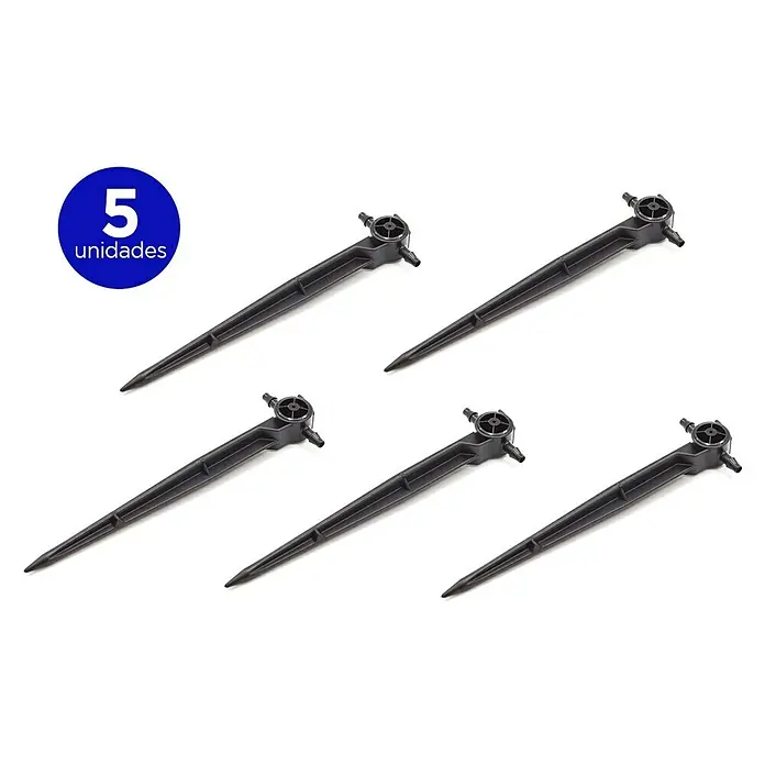 Gotero lineal autocompensado con estaca intermedio - 5 ud., 4 l/h - Información del producto