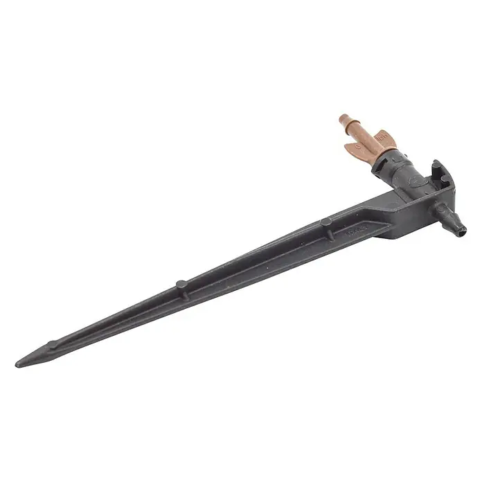 Gotero lineal con estaca - 6 l/h, 20 ud. - Vista angular
