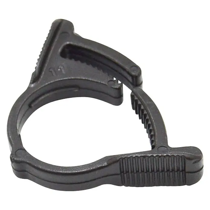 Abrazadera para tubo Seguridad - Diámetro: 16 mm, 10 ud. - Vista angular