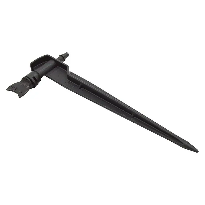 Gotero lineal Delta con estaca - 6 l/h, 5 ud. - Vista angular