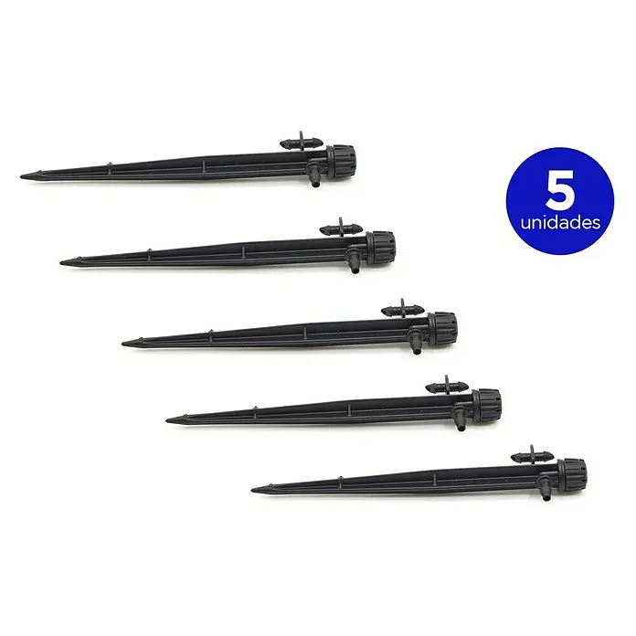 Gotero lineal regulable con estaca - Diámetro: 4 mm, 5 ud. - Información del producto