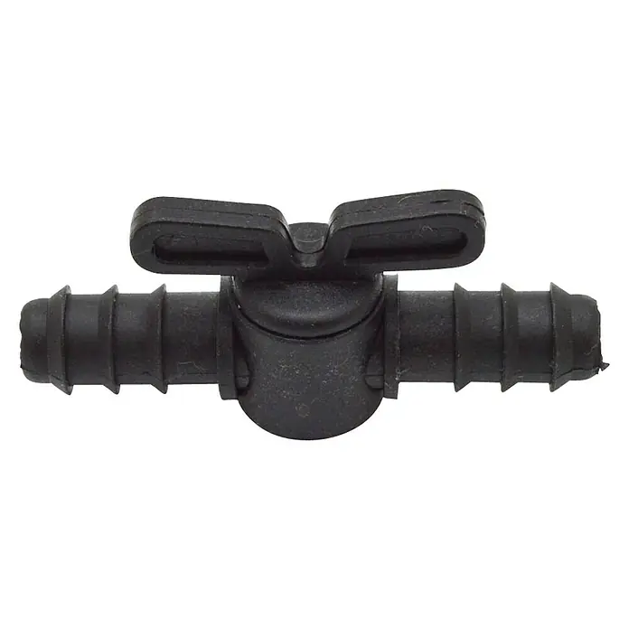 Llave de paso goteo - Diámetro conexión: 12 mm - Vista descendente