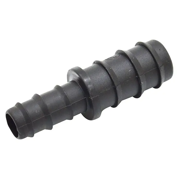 Manguito de unión reductor goteo 18 x 16 mm - 18 mm, 3 ud. - Vista angular