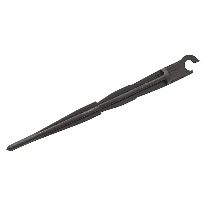 Soporte para tubo abierto - 4 mm, 5 ud. - Vista angular