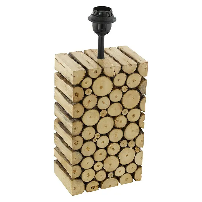 Eglo Ribadeo Tischleuchte - 60 W, L x B x H: 12 x 10 x 38,5 cm, Braun, E27