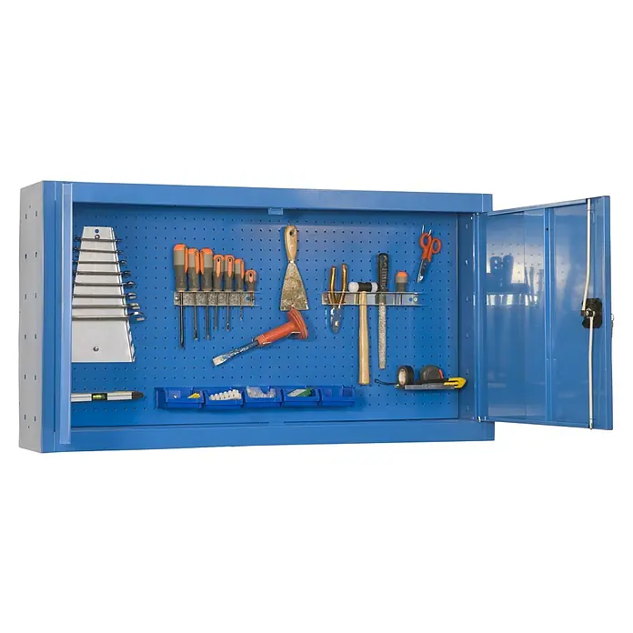 Simonrack Armario para herramientas Cabinet - L x An x Al: 27,5 x 120 x 55 cm, Azul - Vista angular