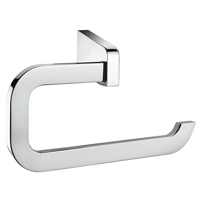 Creabath City Toallero de anilla - Ancho: 22,4 cm, Cromo, Brillante
