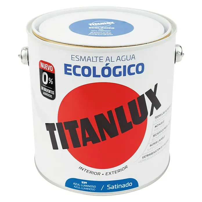 Titanlux Esmalte de color Eco Azul luminoso - 2,5 l, Satinado