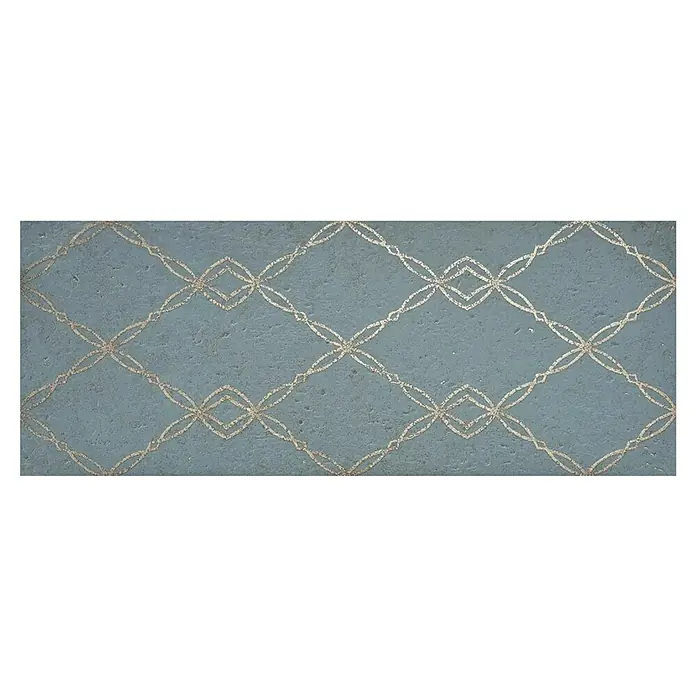Zidna pločica Goldstone Teal Chain - 35 x 90 cm - Pogled s gornje strane