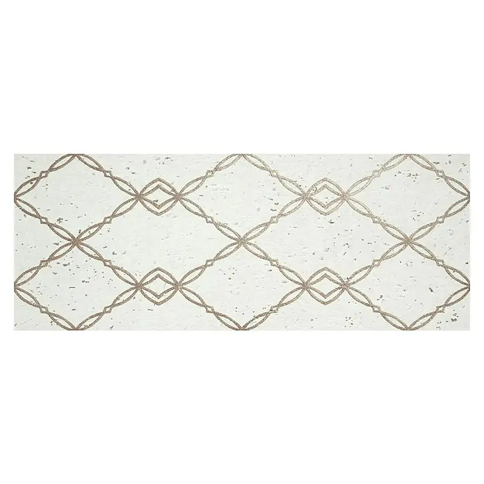 Zidna pločica Goldstone Snow Chain - 35 x 90 cm, Bijelo-zlatne boje - Pogled s gornje strane