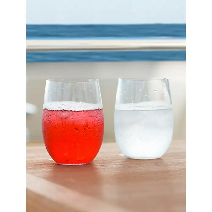 Marine Business Clear Vaso para beber - 6 uds., Plástico, Transparente