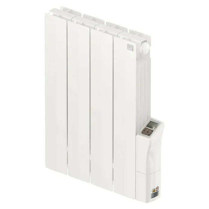 Raumheizkörper Alura Tech - L x B x H: 47,2 x 8 x 57,5 cm, 750 W, Weiß - Diagonale Ansicht