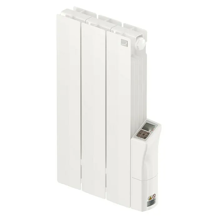 Raumheizkörper Alura Tech - L x B x H: 37,2 x 8 x 57,5 cm, 500 W, Weiß - Diagonale Ansicht