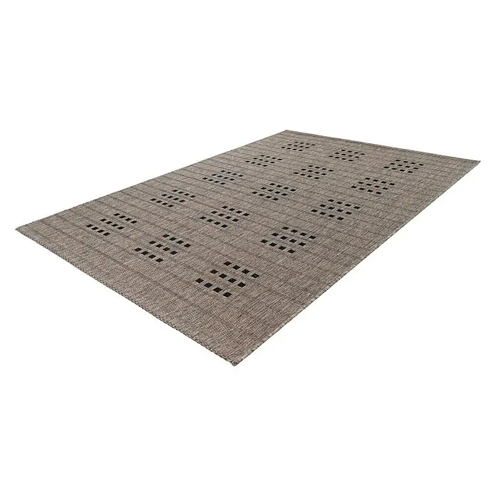 Sunset Flachgewebeteppich In- & Outdoor 606 - Taupe, 230 x 160 cm, 100 % Polypropylen