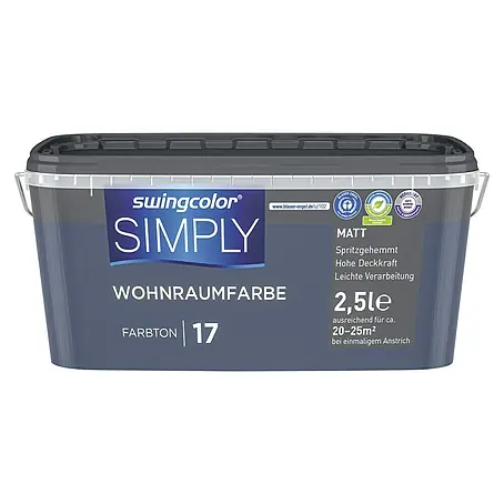 swingcolor  Wandfarbe SIMPLY Blau