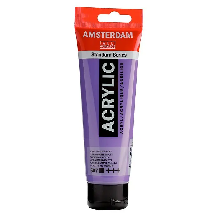 Talens Amsterdam Pintura acrílica Standard - Azul ultramar violeta, 120 ml, Tubo