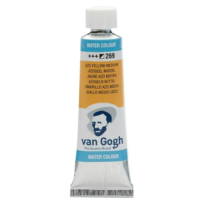 Talens Van Gogh Acuarela - Amarillo azo medio, 10 ml, Tubo