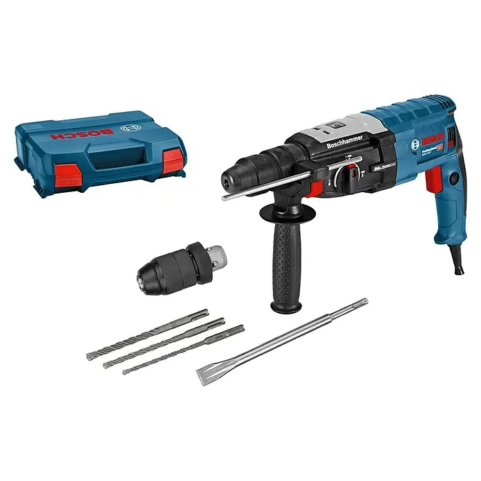Bosch Professional Bohrhammer GBH 2-28 F - 880 W, Einzelschlagstärke: 3,2 J, Schlagzahl: 0 /min - 4.000 /min - Diagonale Ansicht