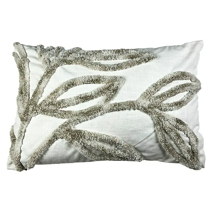 Kissen Lotte - Snow White, 60 x 40 cm, 70 % Baumwolle, 30 % Polyester - Vorderansicht