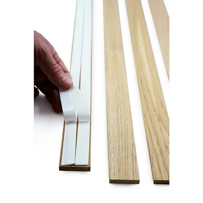 Panel decorativo Sticks - Roble natural, 2,5 m x 3,45 cm x 9 mm, 4 uds. - Primer plano