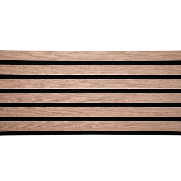 Panel acústico decorativo Premium Light - Roble natural, 2,5 m x 0,3 m x 11 mm, 1 Panel - Primer plano