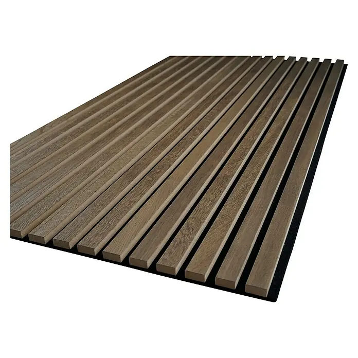 Panel acústico  decorativo Premium Plus - Roble rústico, 1,2 m x 0,6 m x 22 mm, 1 Panel - Primer plano