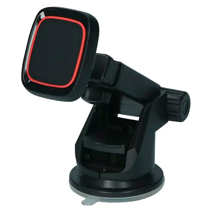 Carpoint Telefoonhouder magnetisch/telescopisch - Kunststof, Zwart - Diagonaal zicht