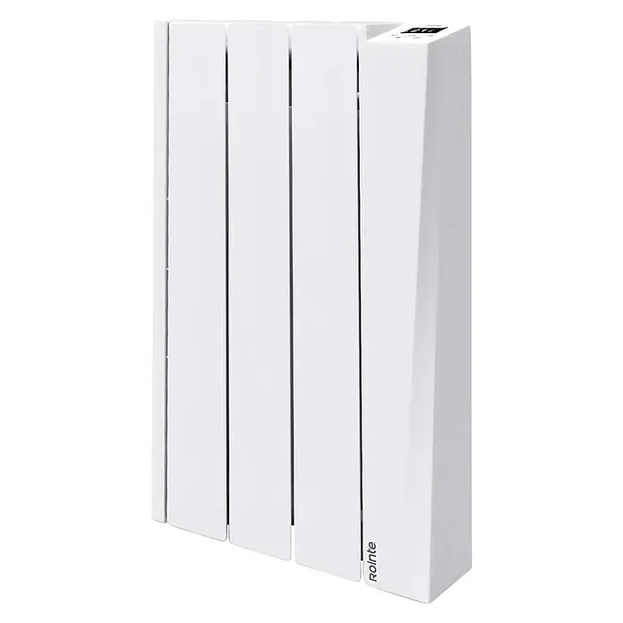 Rointe Emisor térmico fluido Versailles - 500 W, Blanco, 9,5 x 34,5 x 58,5 cm - Vista angular