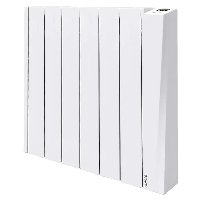 Rointe Emisor térmico fluido Versailles - 1.000 W, Blanco, 9,5 x 58,5 x 58,5 cm - Vista angular