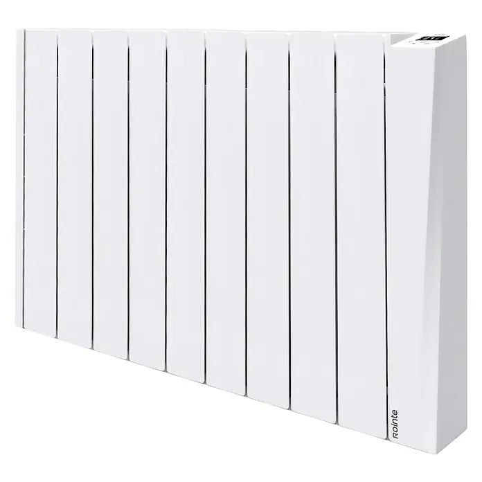 Rointe Emisor térmico fluido Versailles - 1.500 W, Blanco, 9,5 x 82,7 x 58,5 cm - Vista angular