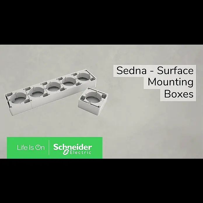 Schneider Electric Sedna Design & Elements Caja de superficie - 4,3 x 7,8 x 8,4 cm, En pared, Blanco - Cómo instalar una caja de superficie
