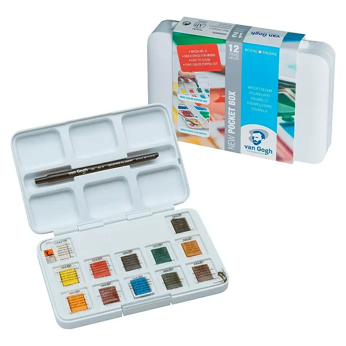 Talens Van Gogh Set de acuarelas Pocket box - Multicolor