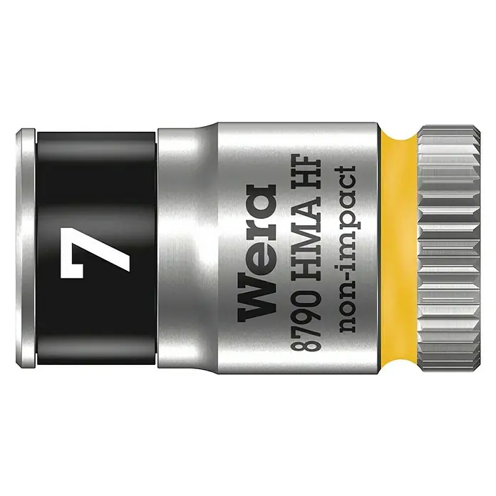 Wera Zyklop Steckschlüsseleinsatz 8790 HMA HF - 7 mm, ¼″ - Vorderansicht