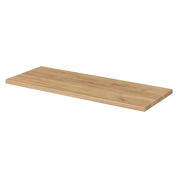 Camargue Espacio Drvene ploče za umivaonike - 120 x 46 x 3,2 cm, Craft Gold Oak - Pogled sprijeda