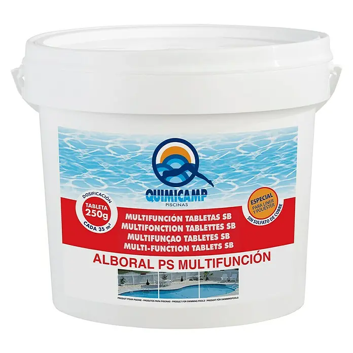 Quimicamp Tabletas multifunción Alboral PS - 5 kg - Vista frontal