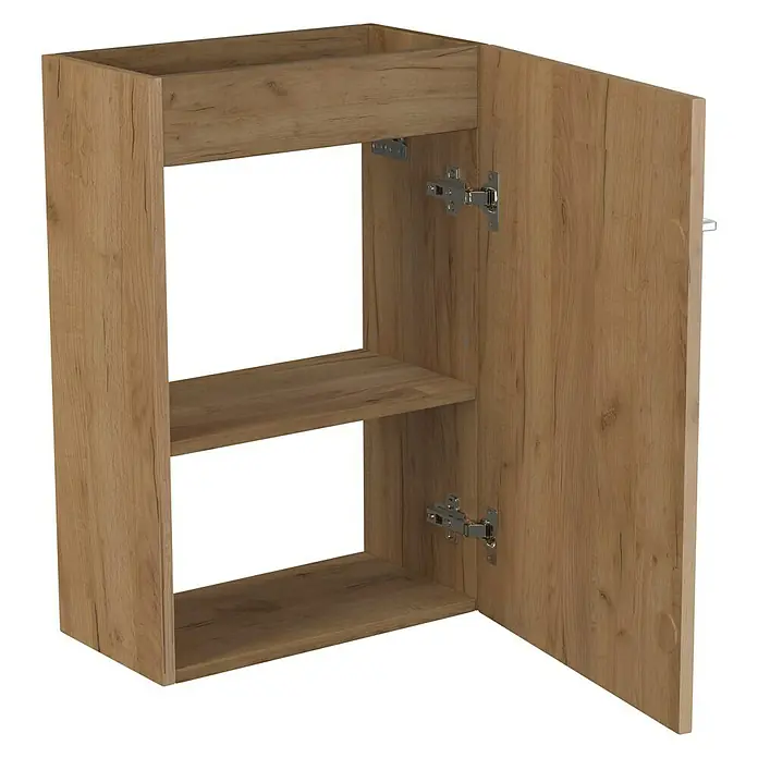 Camargue Espacio Kupaonski ormarić za nasadni umivaonik - 40 x 22 x 60 cm, 1 vrata, Doce - Pogled sprijeda