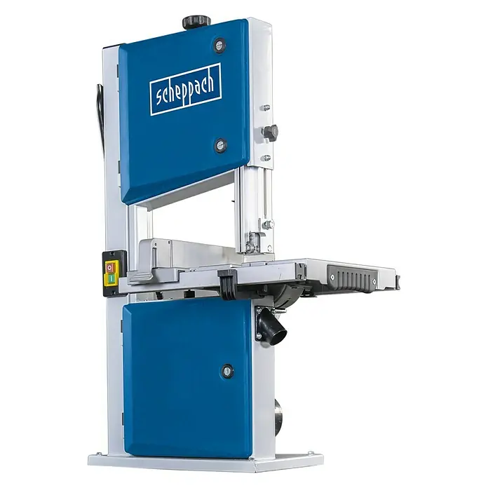 Scheppach Bandsäge HBS 261 - 500 W, Durchlasshöhe: 0 - 120 mm, Durchlassbreite: 245 mm - Vorderansicht
