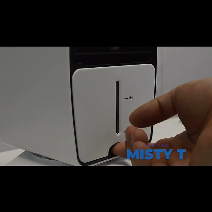 Purline Ventilador de sobremesa con nebulizador Misty T - Blanco, 20 W - MISTY T